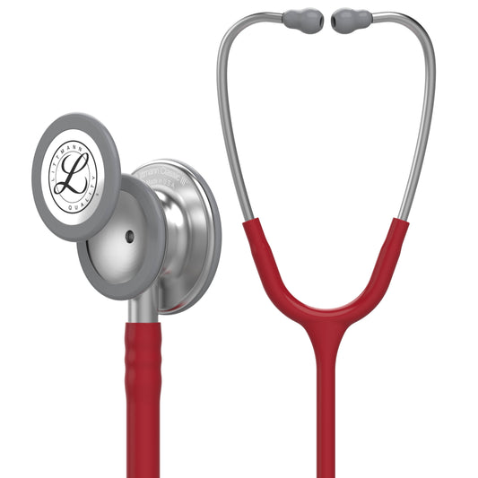 Littmann Classic III Monitoring Stethoscope: Burgundy 5627 Stethoscopes 3M Littmann   