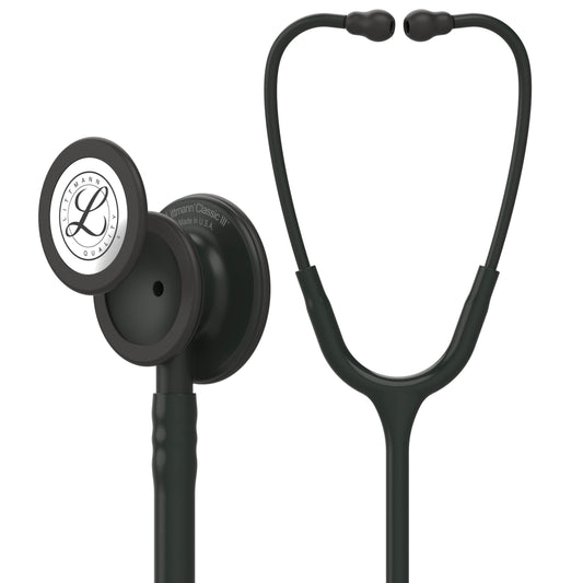 Littmann Classic III Monitoring Stethoscope: All Black 5803 Stethoscopes 3M Littmann   