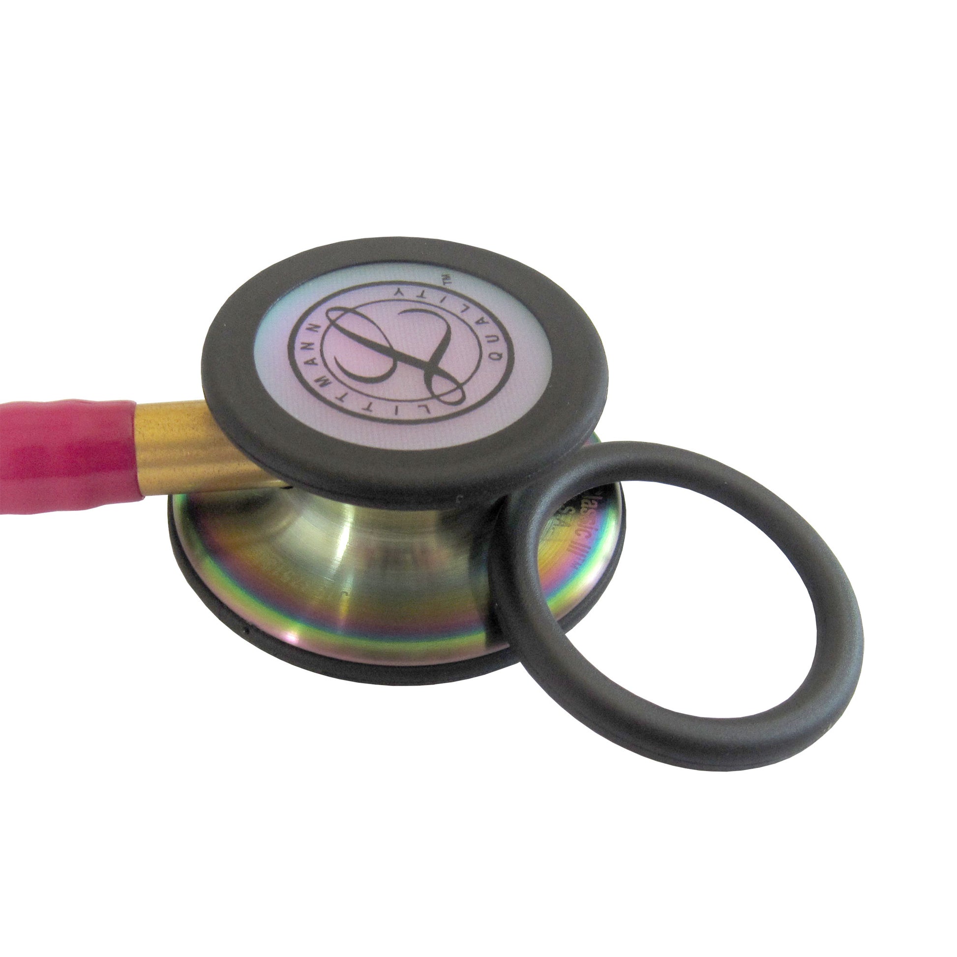 Littmann Classic III Monitoring Stethoscope: Raspberry Rainbow 5806