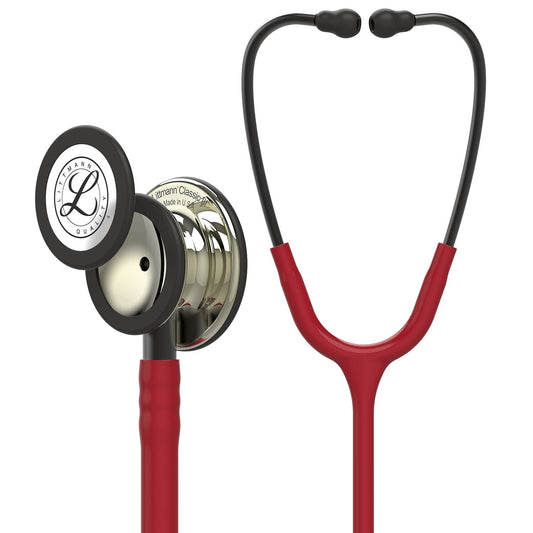 Littmann Classic III Monitoring Stethoscope: Champagne & Burgundy 5864 - Over Engraved 3M Littmann Stethoscopes 3M Littmann   