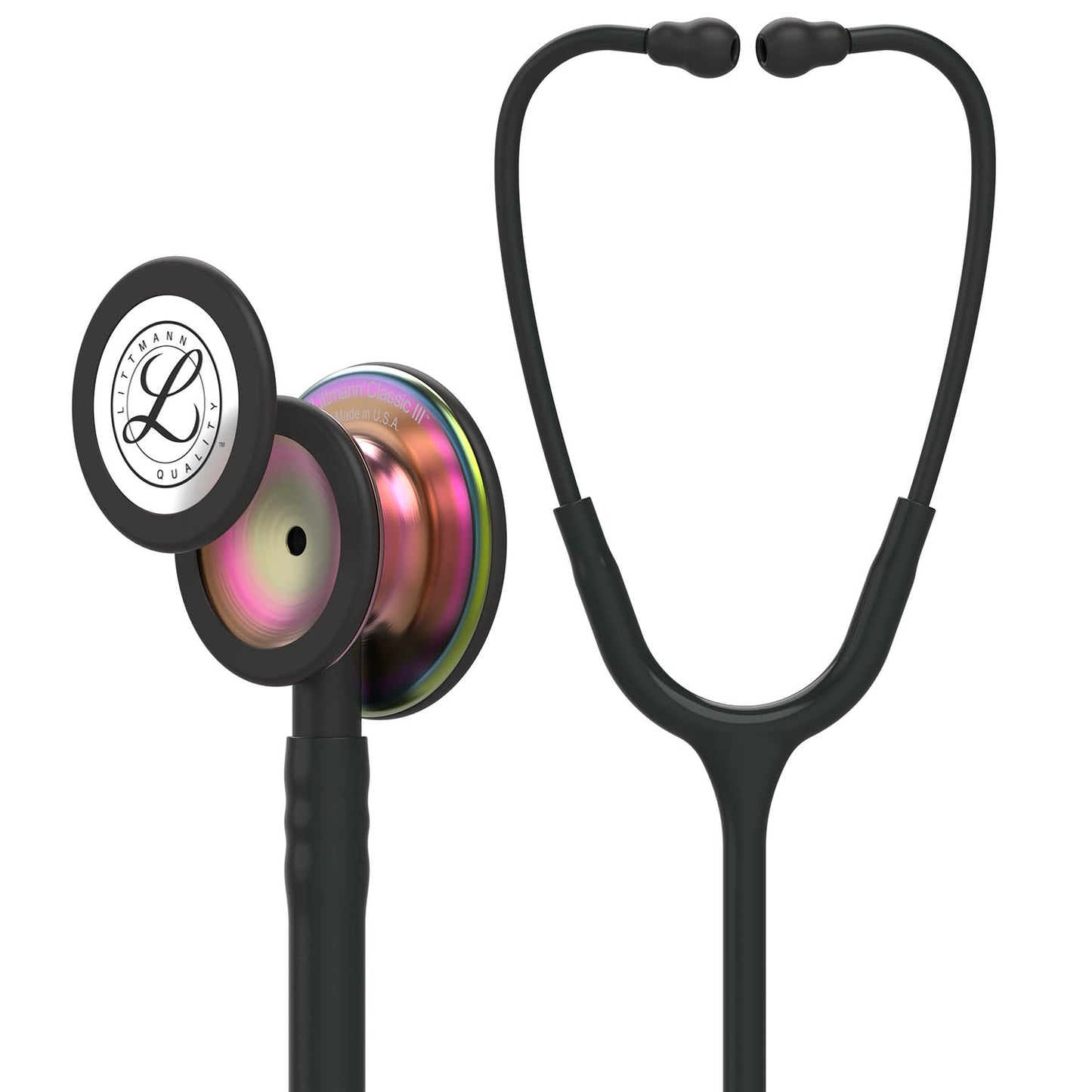 Littmann Classic III Monitoring Stethoscope: Rainbow and Black 5870 Stethoscopes 3M Littmann   