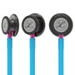 Littmann Classic III Monitoring Stethoscope: Smoke & Turquoise - Pink Stem 5872 Stethoscopes 3M Littmann   