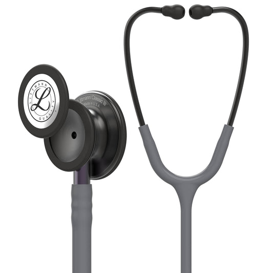 Littmann Classic III Monitoring Stethoscope: Smoke & Gray - Violet Stem 5873 Stethoscopes 3M Littmann   