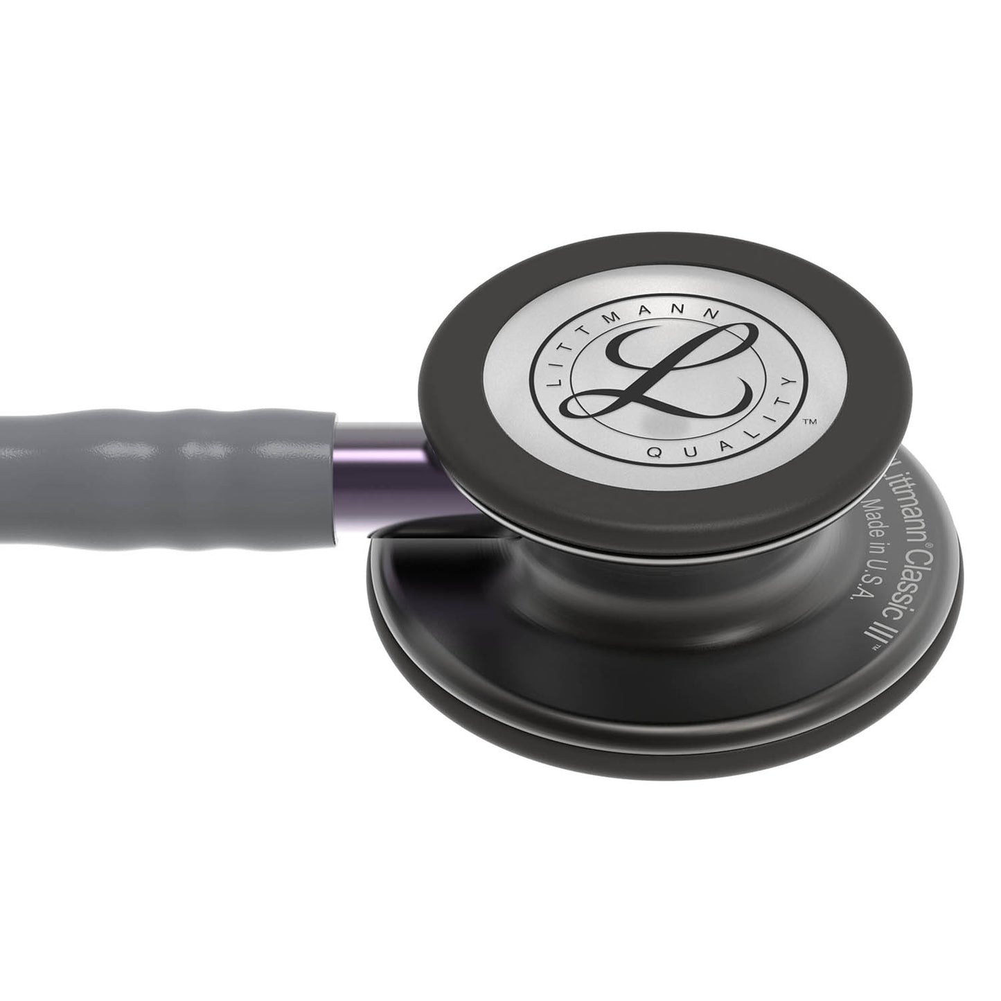 Littmann Classic III Monitoring Stethoscope: Smoke & Gray - Violet Stem 5873 Stethoscopes 3M Littmann   