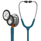Littmann Classic III Monitoring Stethoscope: Mirror & Caribbean Blue - Orange Stem 5874 Stethoscopes 3M Littmann   