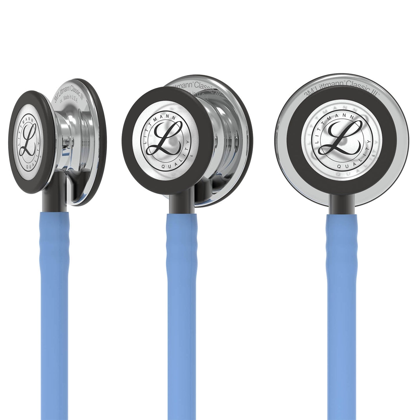 Littmann Classic III Monitoring Stethoscope: Mirror & Ceil Blue - Smoke Stem 5959 Stethoscopes 3M Littmann   