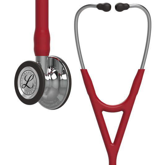 Littmann Cardiology IV Diagnostic Stethoscope: Burgundy & Mirror-Finish 6170 Stethoscopes 3M Littmann   