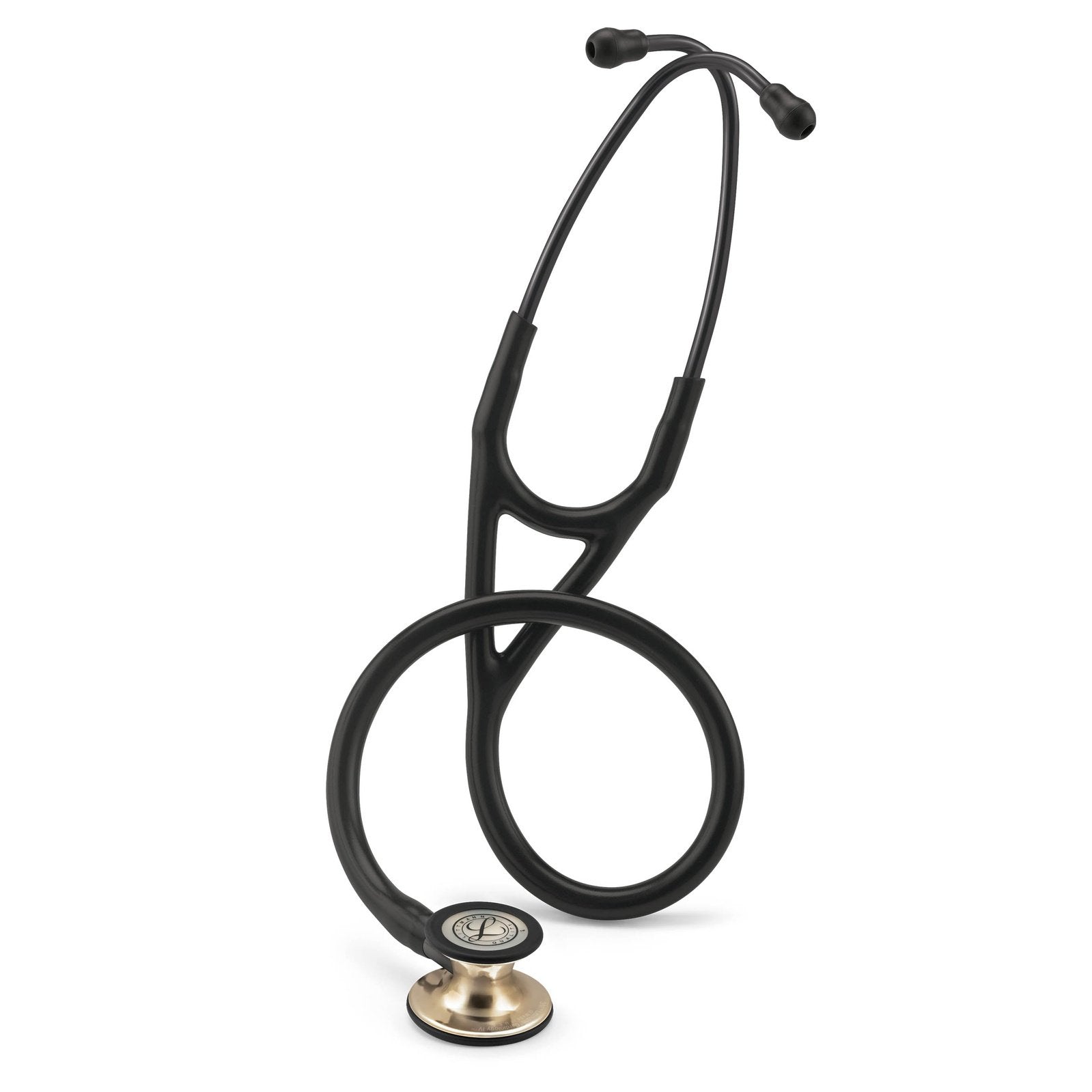 Littmann Cardiology IV Diagnostic Stethoscope: Black & Champagne-Finish 6179 Stethoscopes 3M Littmann   