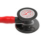 Littmann Cardiology IV Diagnostic Stethoscope: Red & Smoke - Limited Edition Featuring Red Logo Diaphragm & Engraved Heart 6182 - ANCC NTI Stock 3M Littmann