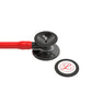 Littmann Cardiology IV Diagnostic Stethoscope: Red & Smoke - Limited Edition Featuring Red Logo Diaphragm & Engraved Heart 6182 - ANCC NTI Stock 3M Littmann