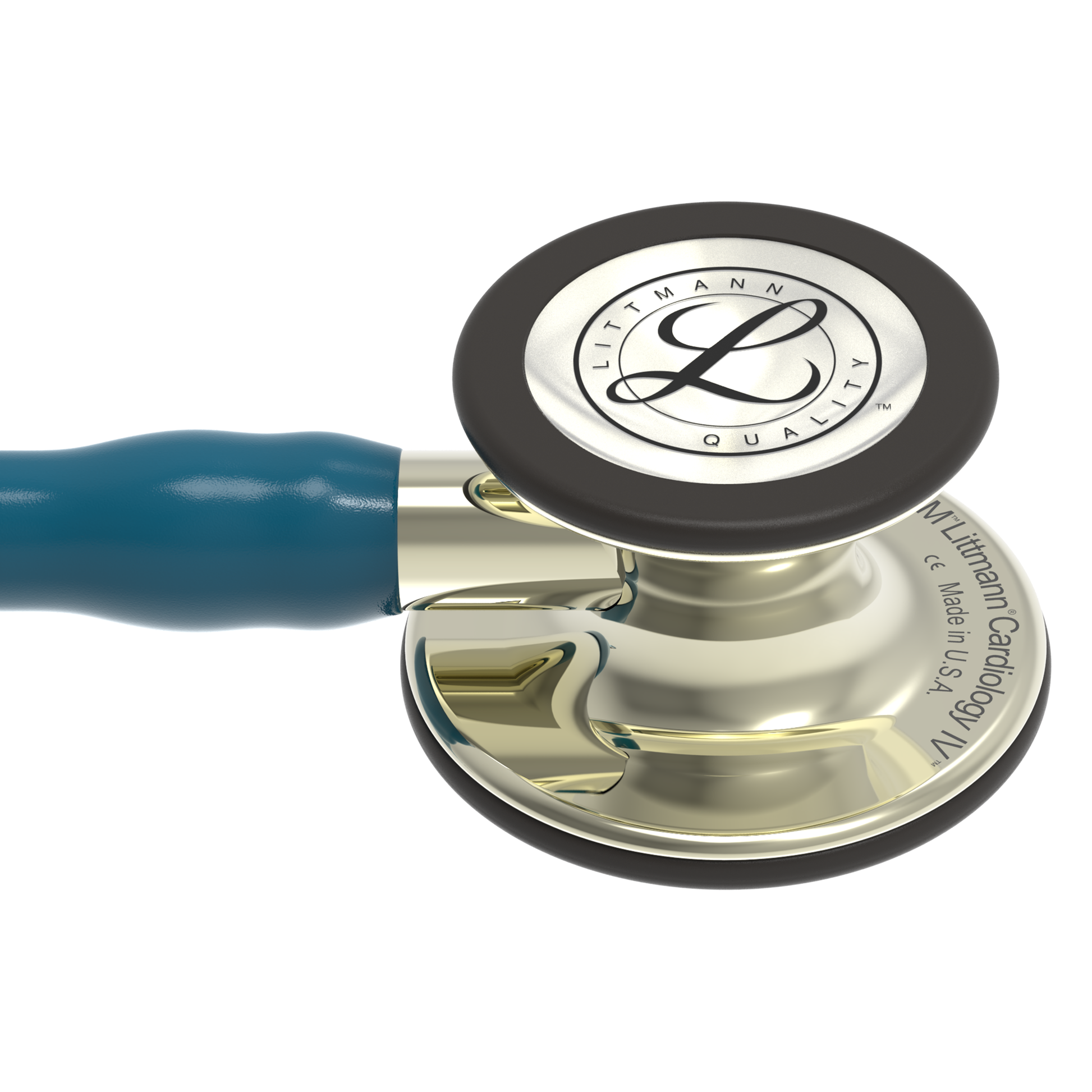 Littmann Cardiology IV Diagnostic Stethoscope: Champagne & Caribbean Blue 6190 Stethoscopes 3M Littmann   