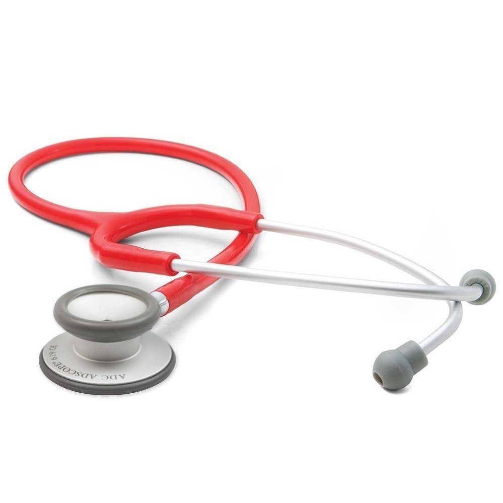 Adscope® Lite 619 Ultra-lite Clinician Stethoscope Stethoscopes ADC Red  