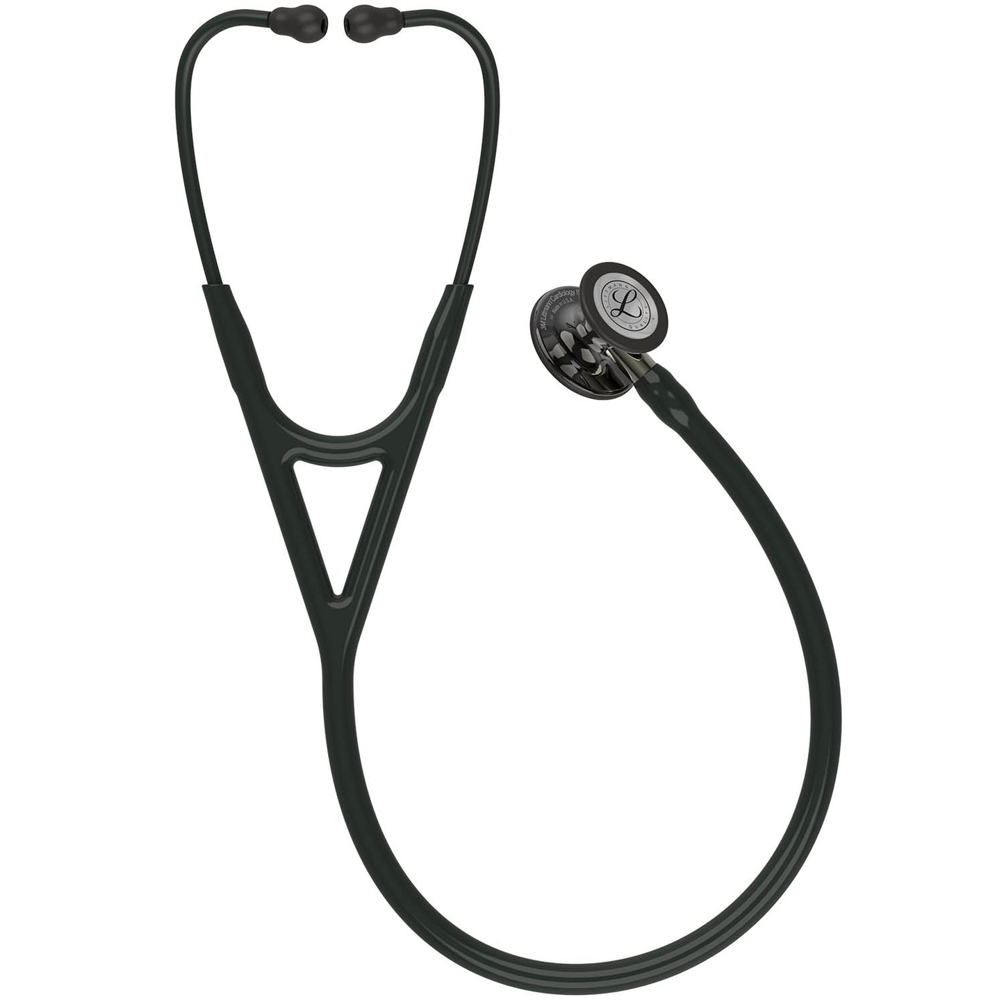 Littmann Cardiology IV Diagnostic Stethoscope: Polished Smoke & Black - Champagne Stem 6204 Stethoscopes 3M Littmann   