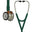 Littmann Cardiology IV Diagnostic Stethoscope: Polished Champagne & Hunter Green - Orange Stem 6206
