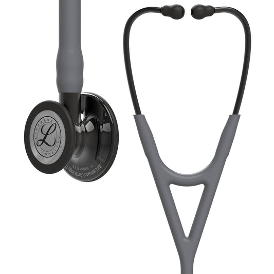 Littmann Cardiology IV Diagnostic Stethoscope: Smoke & Grey - Smoke Stem 6238 - Over Engraved 3M Littmann Stethoscopes 3M Littmann   