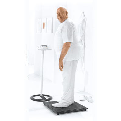 Seca 634 EMR-validated Flat Scale w/ Remote Display-800 lb Capacity