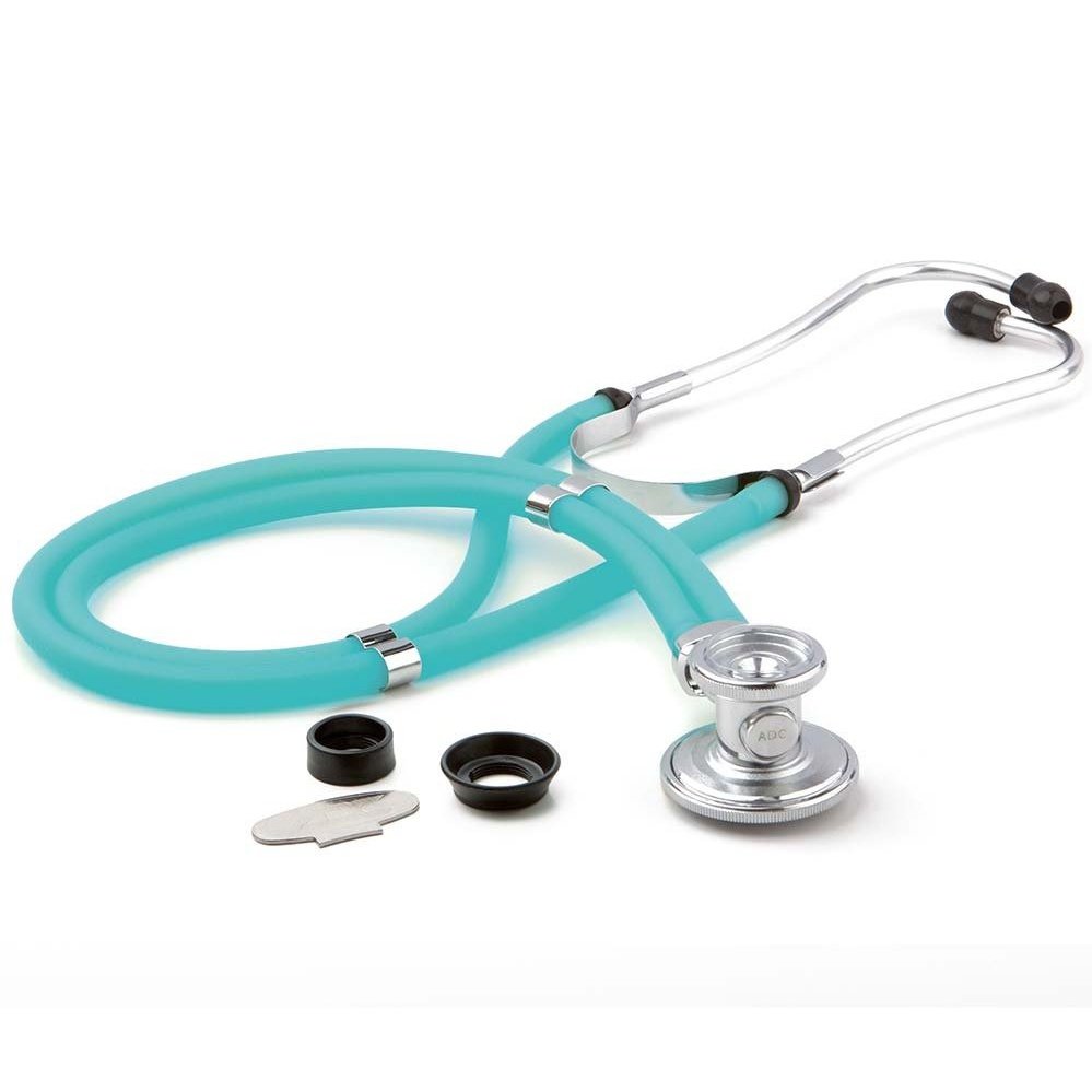 Adscope 641 sprague rappaport stethoscope Stethoscopes ADC Frosted Peacock  
