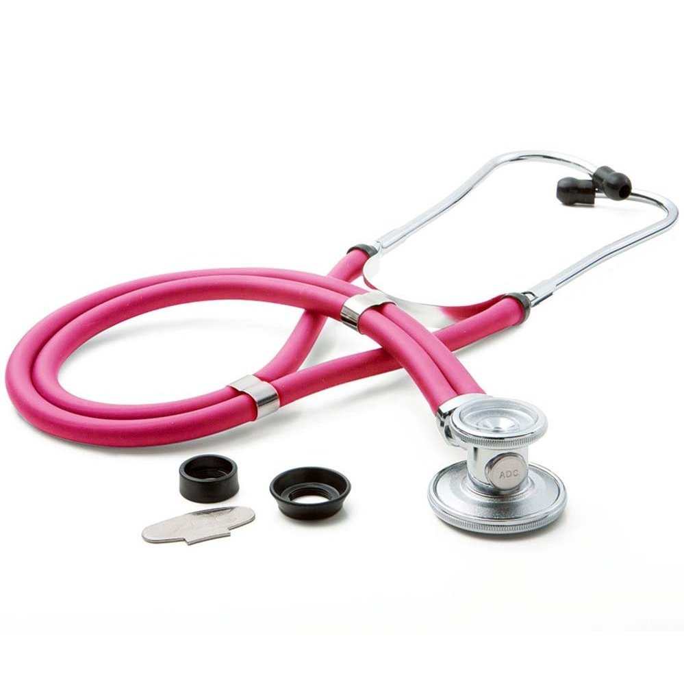 Adscope 641 sprague rappaport stethoscope Stethoscopes ADC Neon Pink  