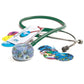 Vistascope™ Acrylic Clinician Stethoscope Stethoscopes ADC Dark Green  