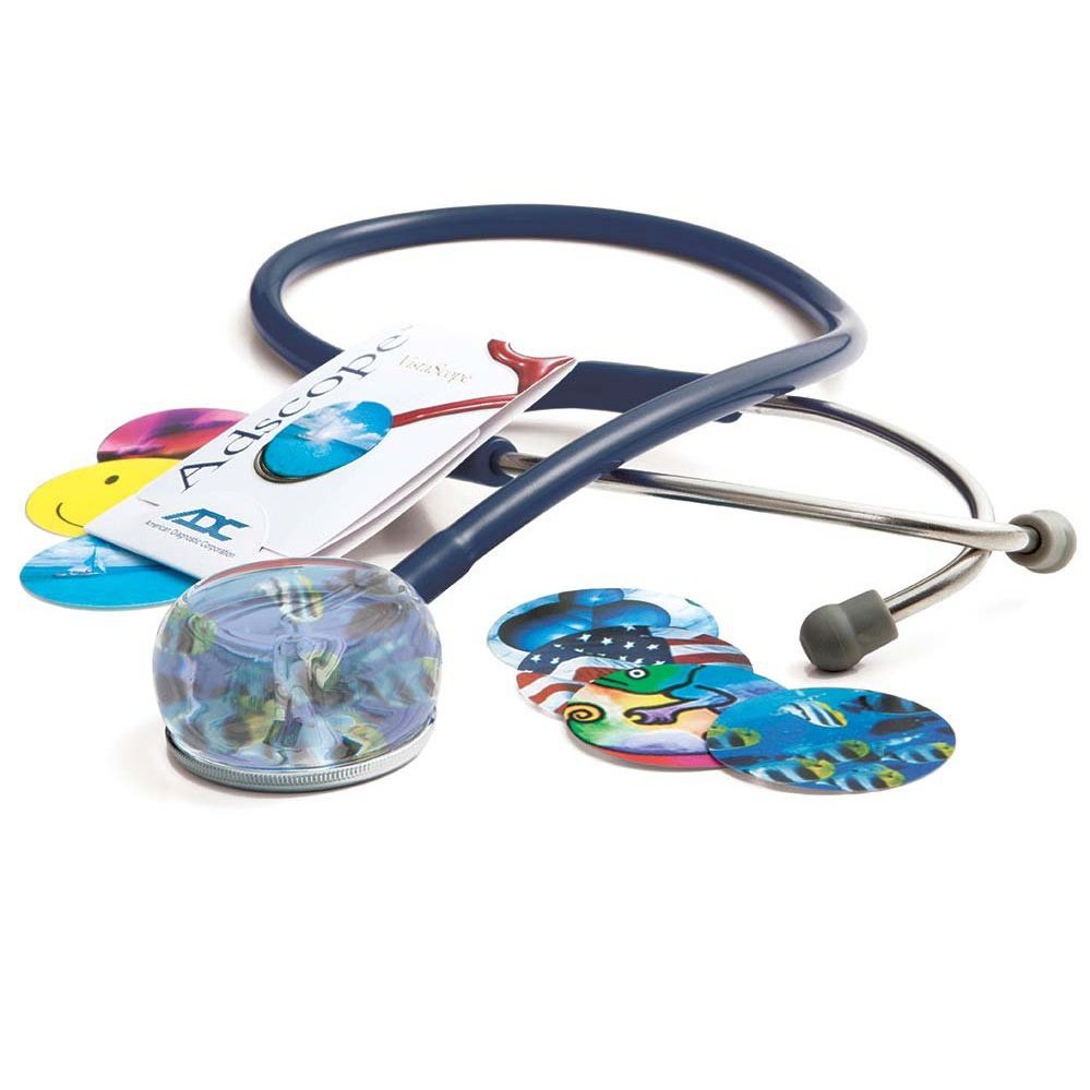 Vistascope™ Acrylic Clinician Stethoscope Stethoscopes ADC Navy Blue  