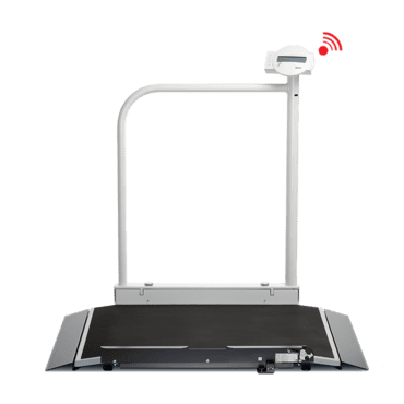 Seca Digital Wireless Wheelchair Scales with Handrail Scales Seca   