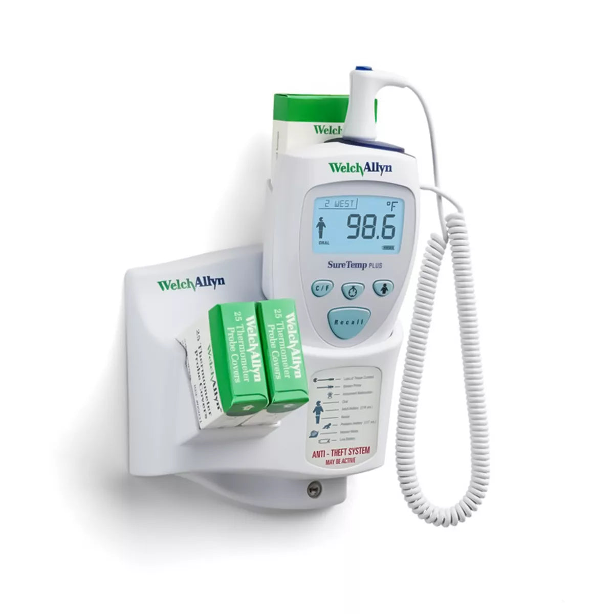 Welch Allyn Suretemp Plus 692 - Oral Probe - Wall Mounted Diagnostics Welch Allyn   