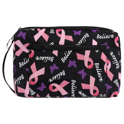 Compact Carry Case Accessories Prestige Pink Ribbons and Butterflies  
