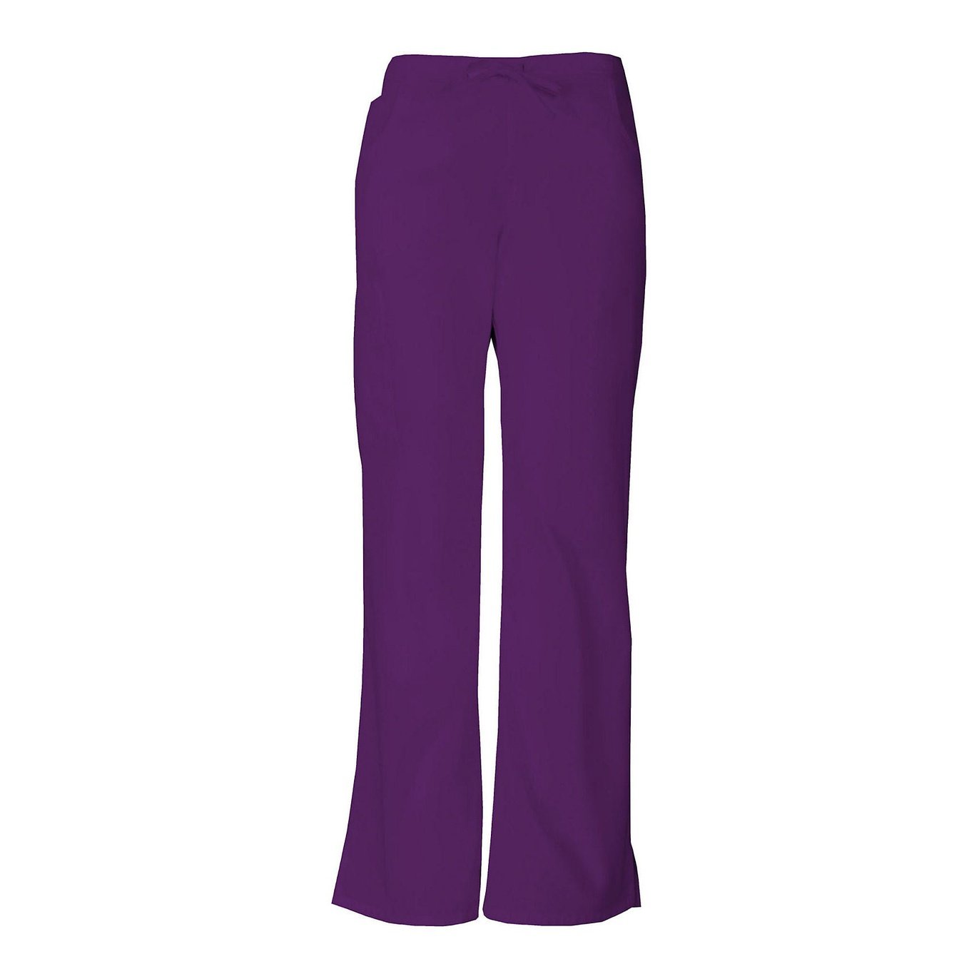 Dickies EDS Women's Flare Leg Back Elastic Scrub Pant - Tall Scrubs Dickies S Eggplant 