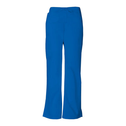Dickies EDS Women's Flare Leg Back Elastic Scrub Pant - Petite Scrubs Dickies XS Royal