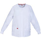Dickies EDS Women's Warm-Up Scrub Jacket Scrubs Dickies S White 