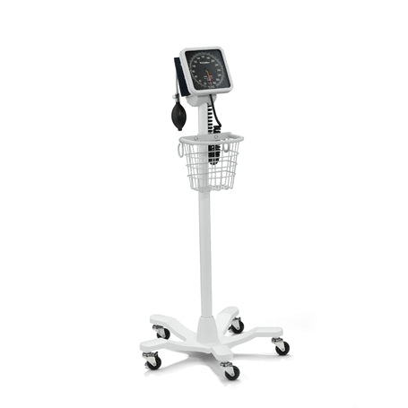 Welch Allyn 767 Mobile Aneroid Sphygmomanometer with Five-Leg Mobile Stand; Size-11 Adult Cuff  Welch Allyn   