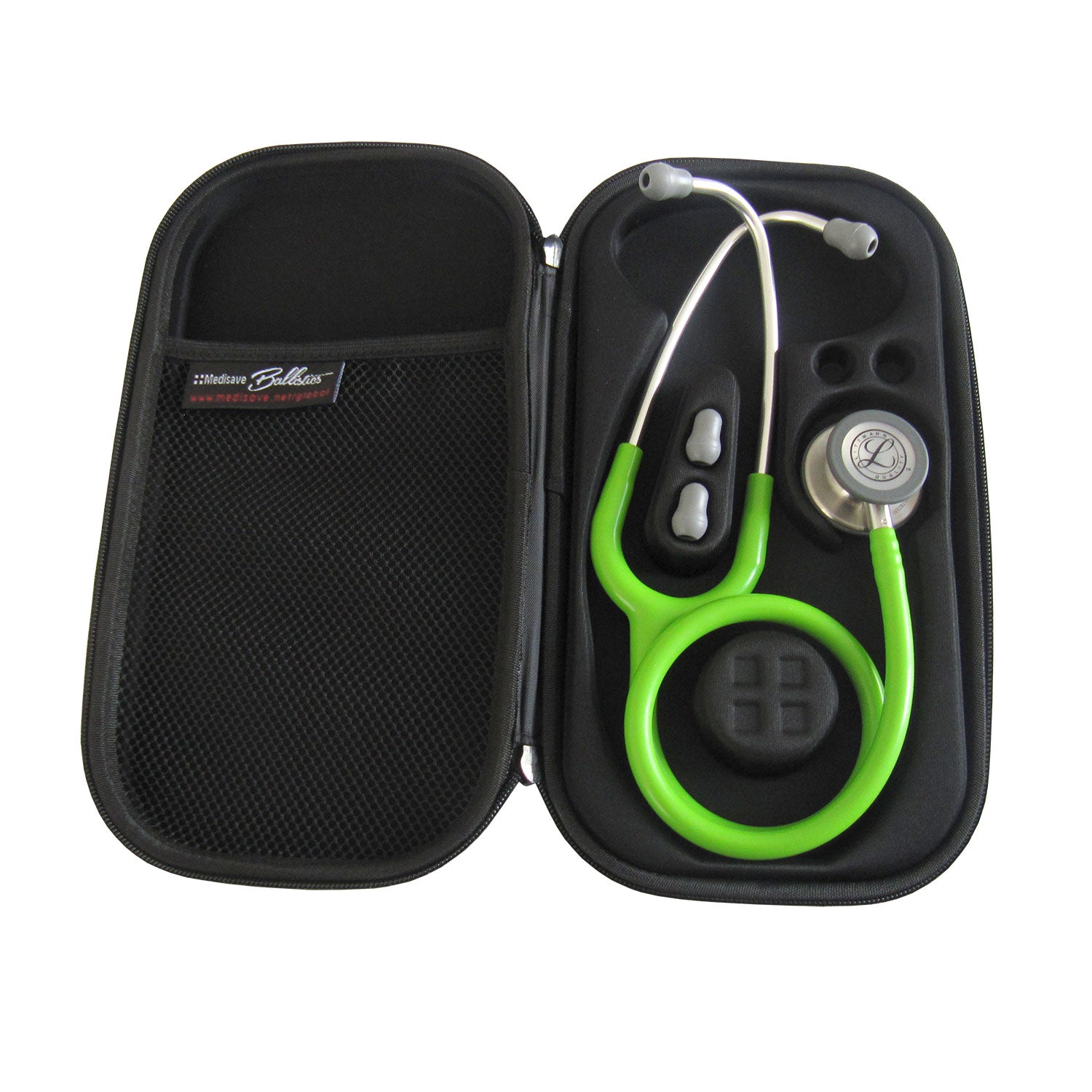 Medisave Ballistics Premium Classic Stethoscope Case - Burgundy Stethoscopes Medisave Professional   