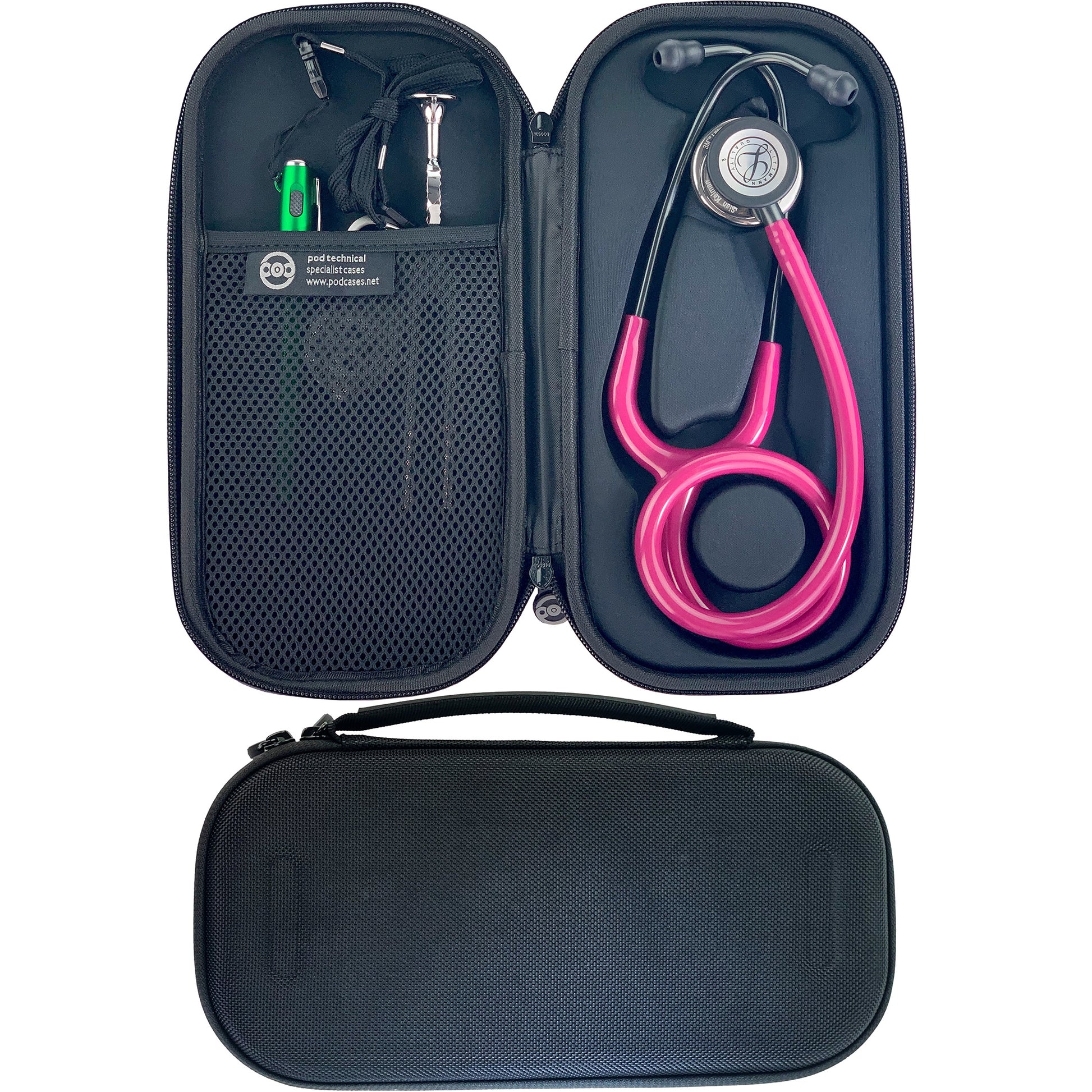 Pod Technical Classicpod Micro Stethoscope Case for Littmann Classic Stethoscopes - All Black  Pod Technical Specialist Cases   