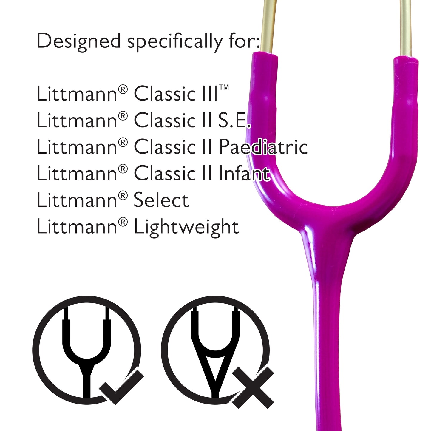 Pod Technical Classicpod Micro Stethoscope Case for Littmann Classic Stethoscopes - Smoke  Pod Technical Specialist Cases   