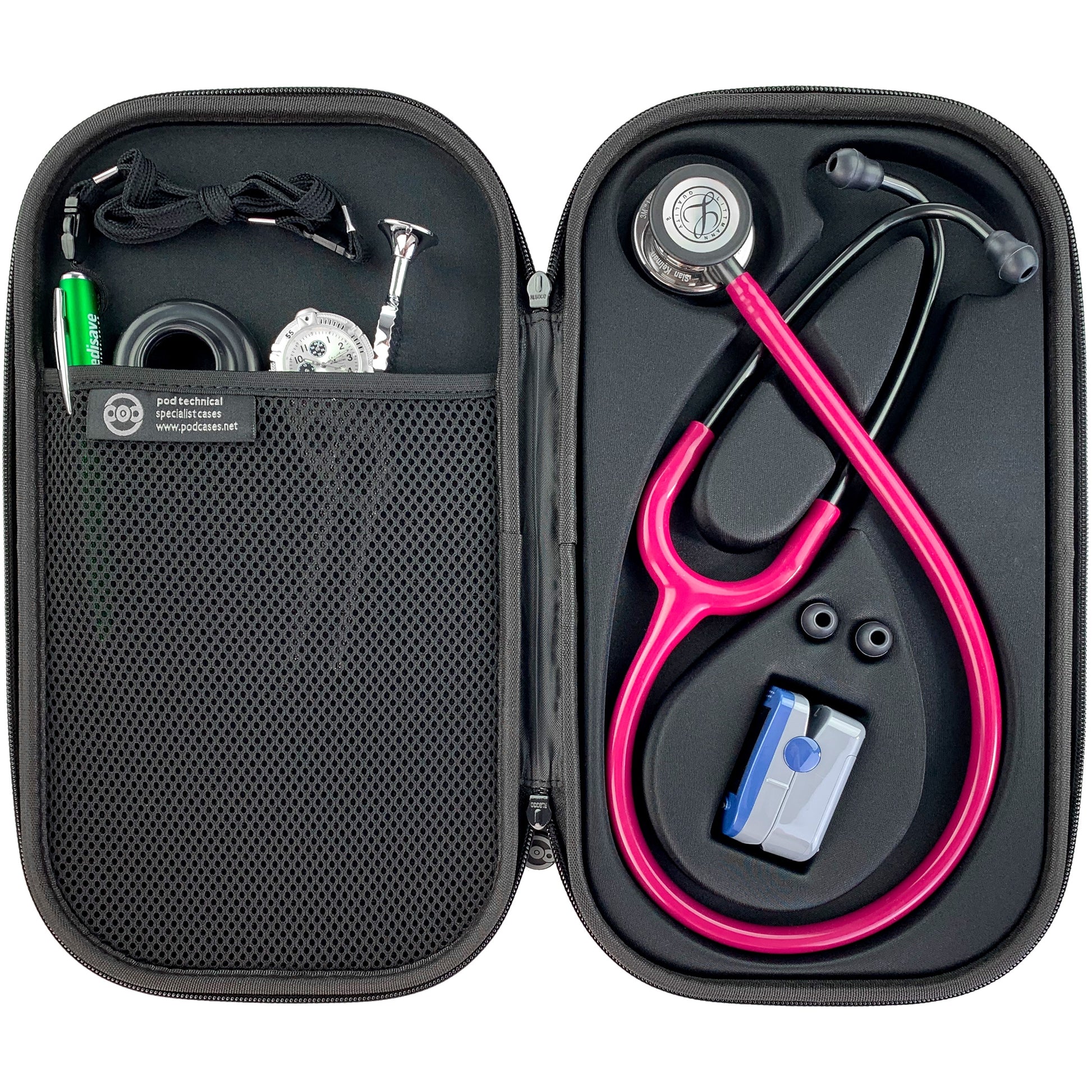Pod Technical Cardiopod II Stethoscope Case for all Littmann Stethoscopes - Burgundy  Pod Technical Specialist Cases   