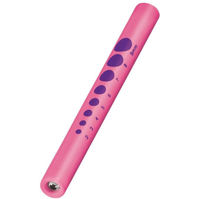Disposable Pupil Gauge Penlight - Hot Pink Accessories Prestige   