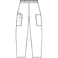 Cherokee WorkWear Women's Elastic Waist Scrub Pant - Tall Scrubs Cherokee   