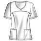 Cherokee WorkWear Women's Novelty V-Neck Scrub Top Scrubs Cherokee   
