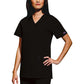 Cherokee WorkWear Women's Mock Wrap Tunic Scrub Top Scrubs Cherokee   