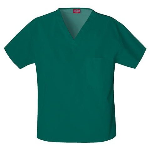 Dickies EDS Unisex V-Neck Scrub Top Scrubs Dickies   