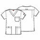 Dickies EDS Men's Raglan Sleeve Scrub Top Scrubs Dickies   