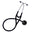 Ultrascope Stethoscope - Solid Black, Black Tubing