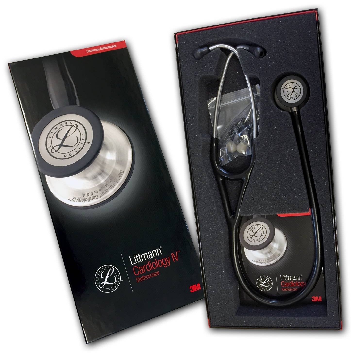Littmann Cardiology IV Diagnostic Stethoscope 22": Black 6151 Stethoscopes 3M Littmann   
