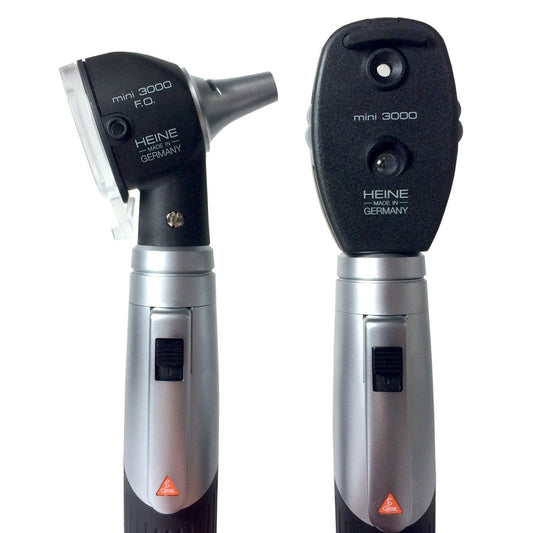 HEINE mini3000 Diagnostic Set with AA Battery Handles Stethoscopes Heine   